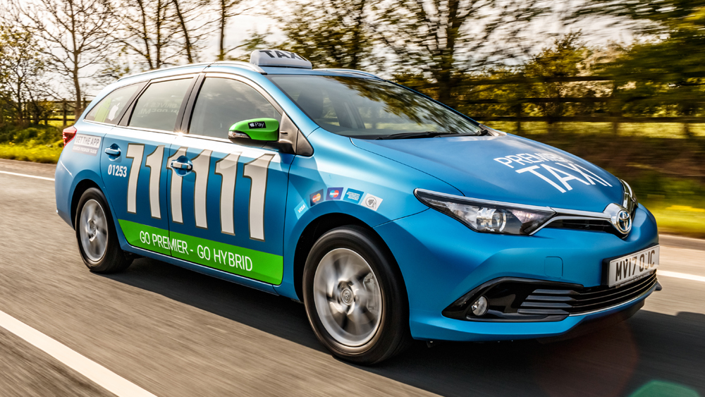 Premier Lytham St Annes' Hybrid Electric Taxi